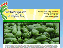 Tablet Screenshot of barefootorganics.us